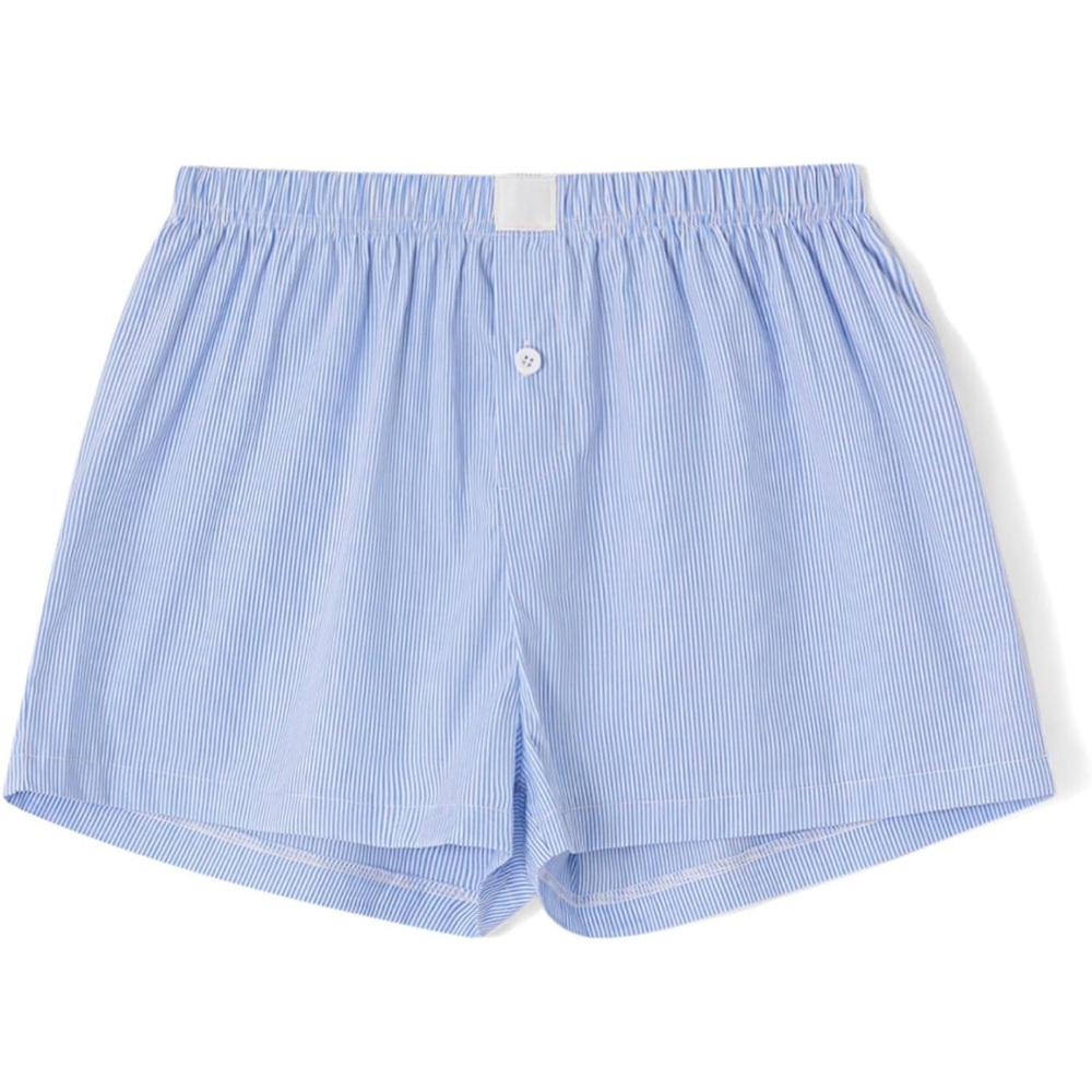Blue boxer shorts